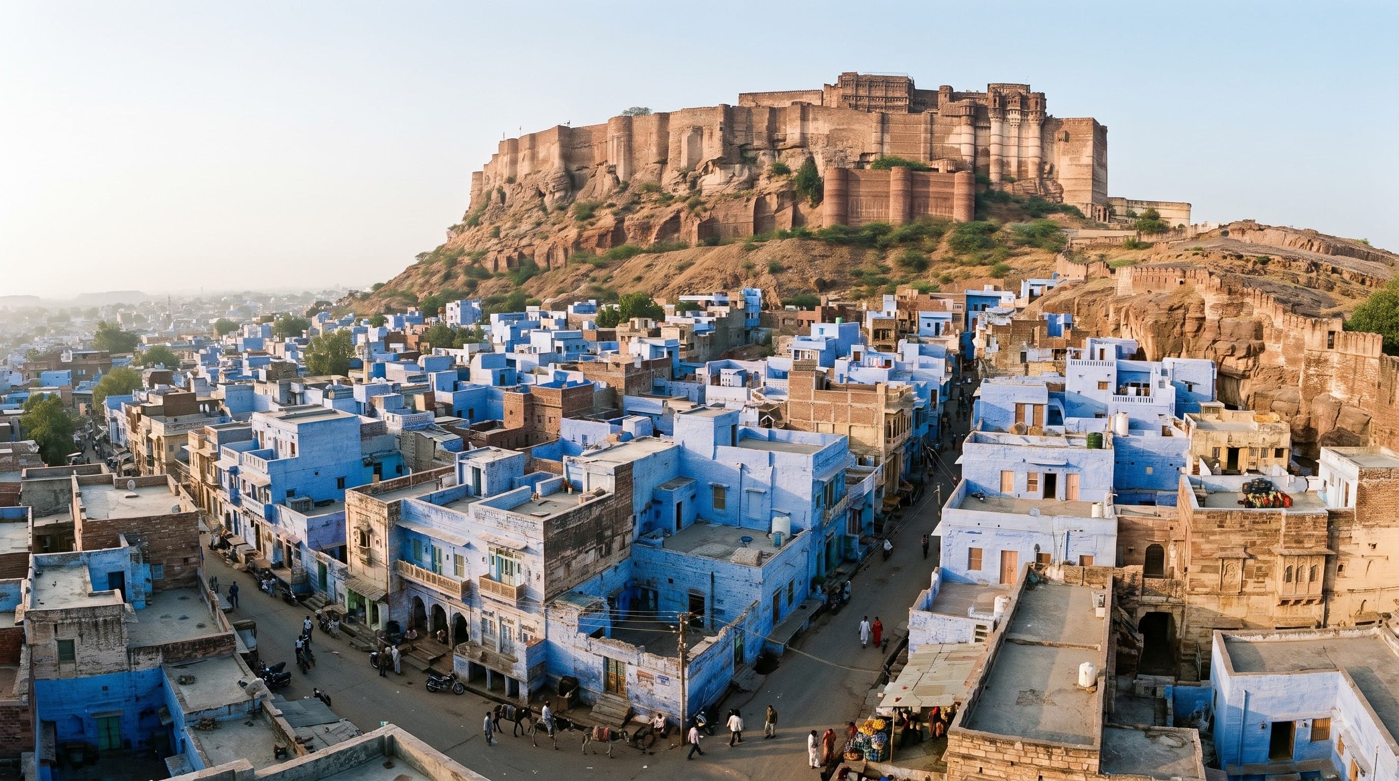 Pink Sandstone to Indigo Walls